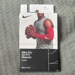 Nike Red Pro Dri-FIT Football Arm Sleeve